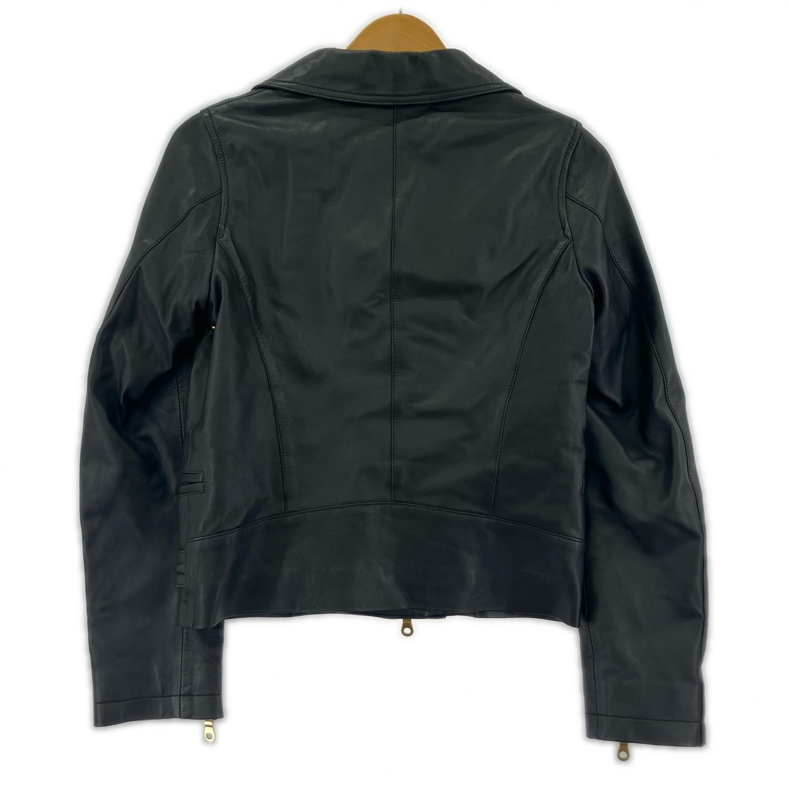 A PUPIL アピューピル ラムスキン レザーライダースジャケット sizeS