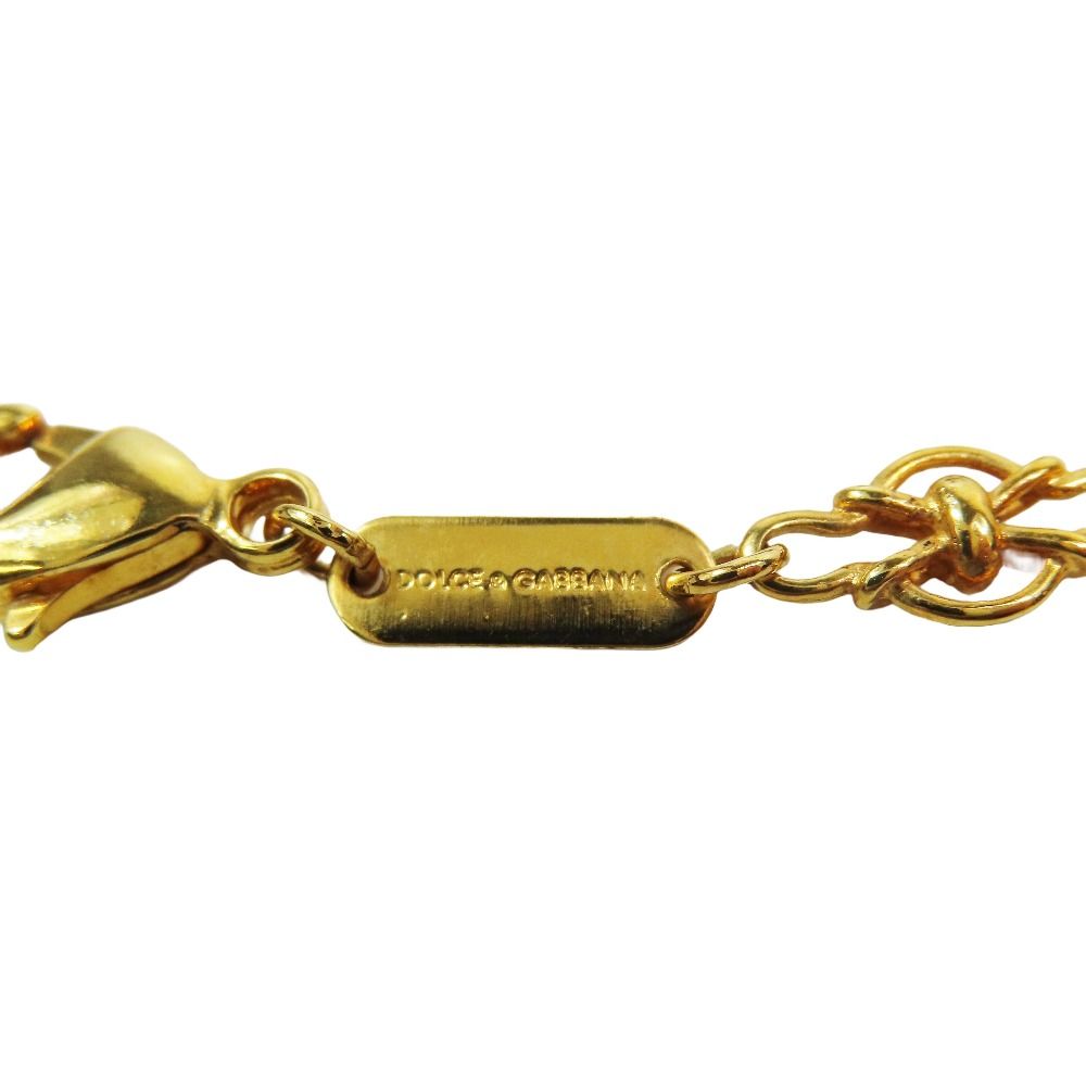 良品 DOLCE&GABBANA ドルチェアンドガッバーナ チェーンネックレス 花  