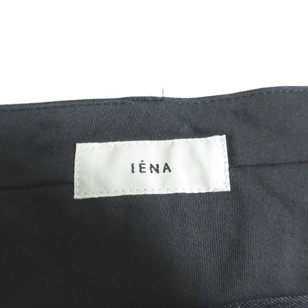  25 SS IENA イエナ ウォッシャブル カーゴスラックス パンツ 38 ネイビー レディース 古着 ワークパンツ カーゴパンツ パンツ