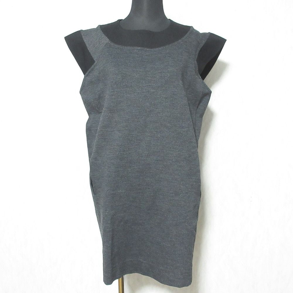 MM6 エムエムシックス メゾンマルジェラ ワンピース サイズS グレー ブラック レディース 古着