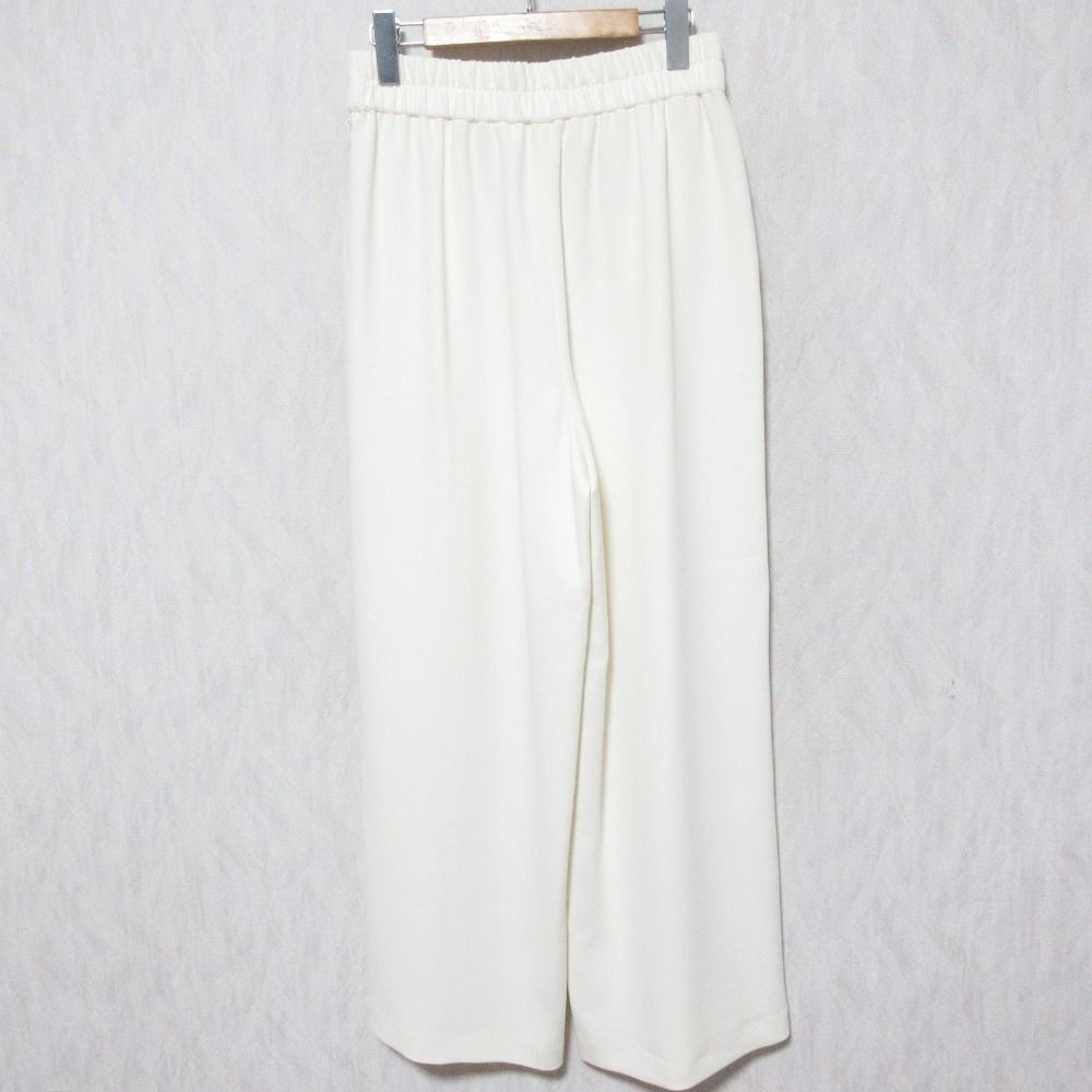SOEJU ソージュ タックワイドパンツ S-00-PT-005 サイズL ホワイト レディース 古着