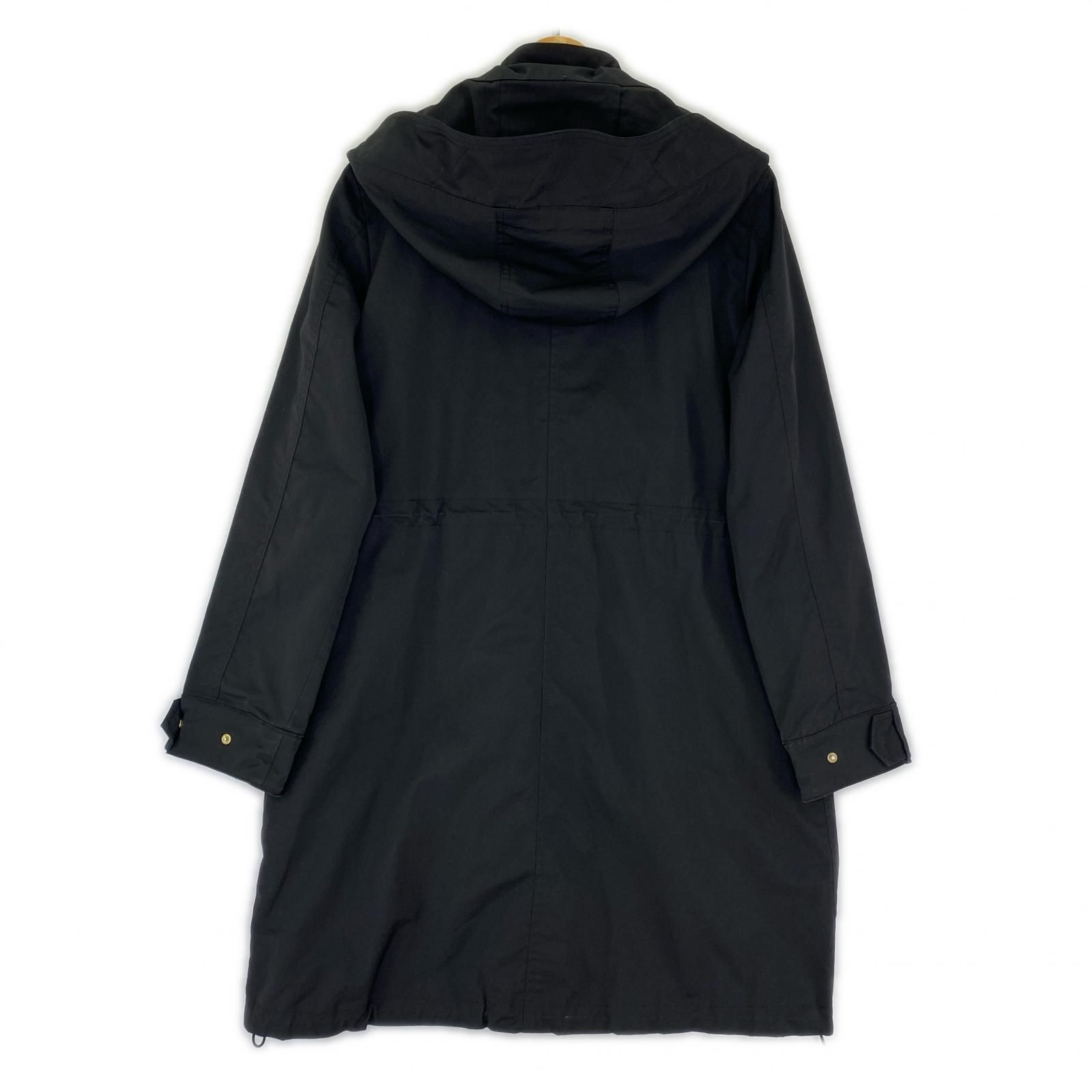 INDIVI インディヴィ ライナー付き モッズコート size38/ブラック