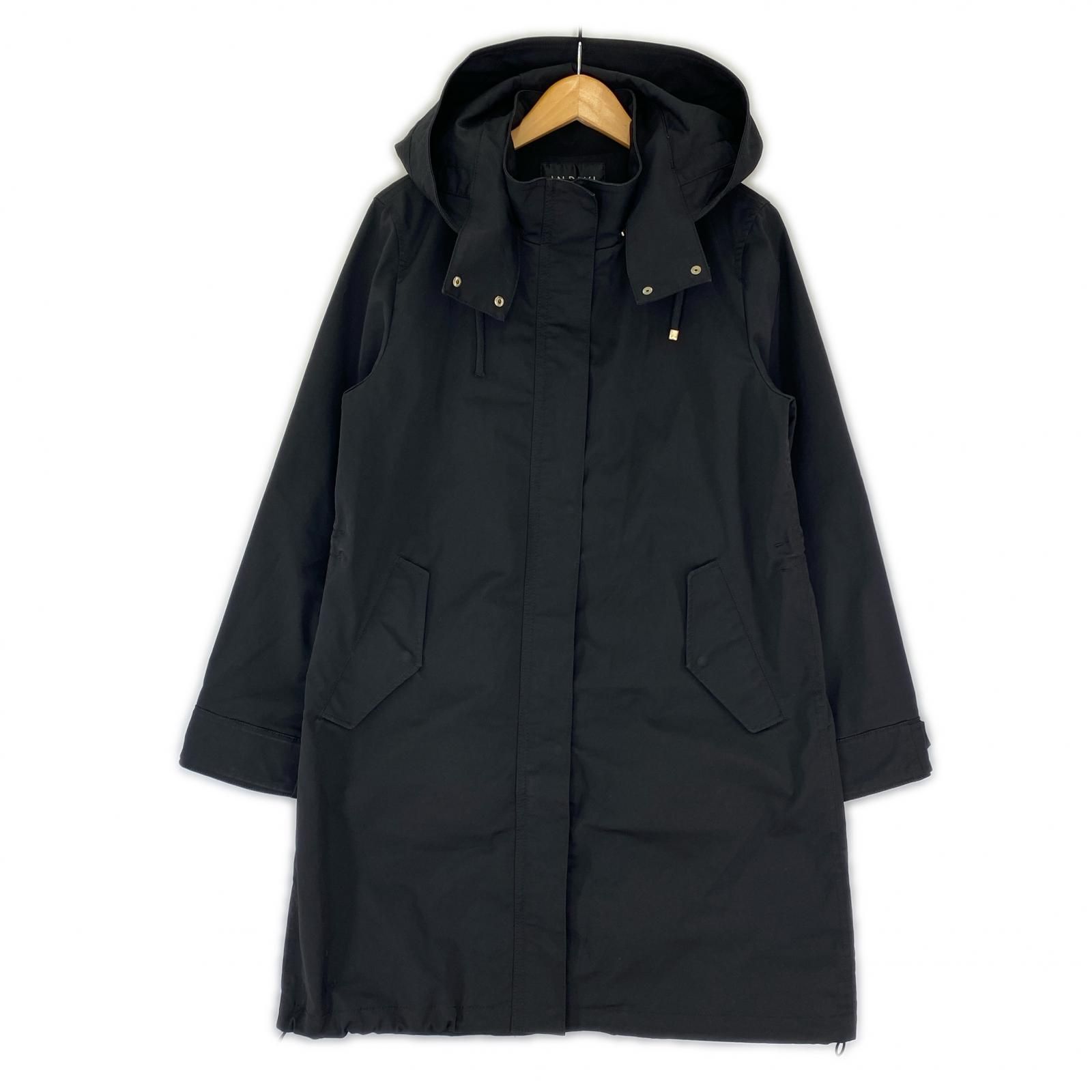 【専用】INDIVI  モッズコート　ブラック　38サイズ INDIVI インディヴィ ライナー付き モッズコート size38/ブラック