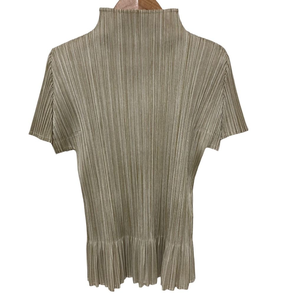 美品 PLEATS PLEASE プリーツプリーズ イッセイミヤケ ハイネック