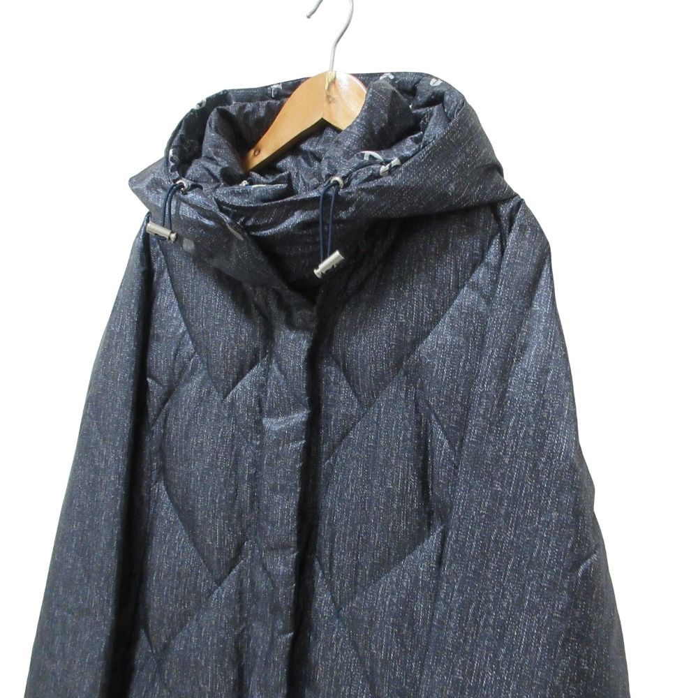 美品 LEONARD SPORT レオナールスポーツ デニム転写 プリント フード