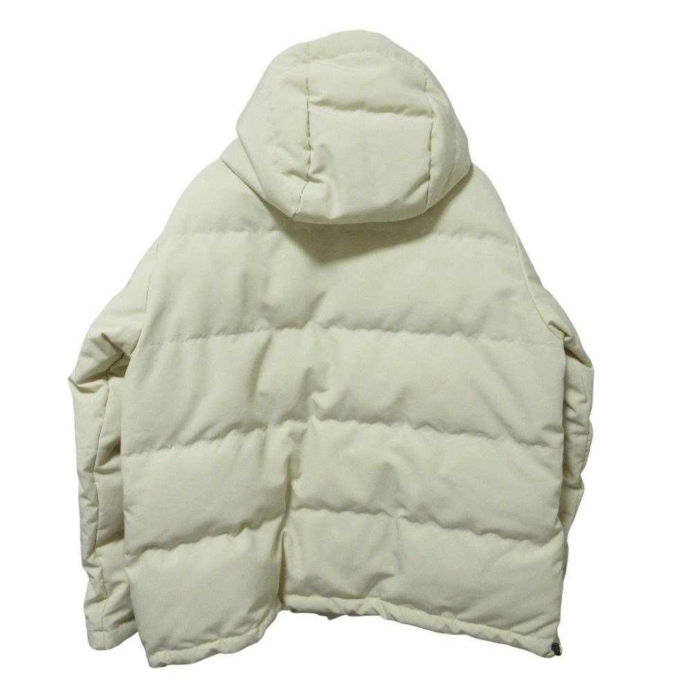 24AW DANTON ダントン DOWN ARMY HOODED JACKET フーデッド ダウンジャケット ブルゾン XS アイボリー メンズ 古着