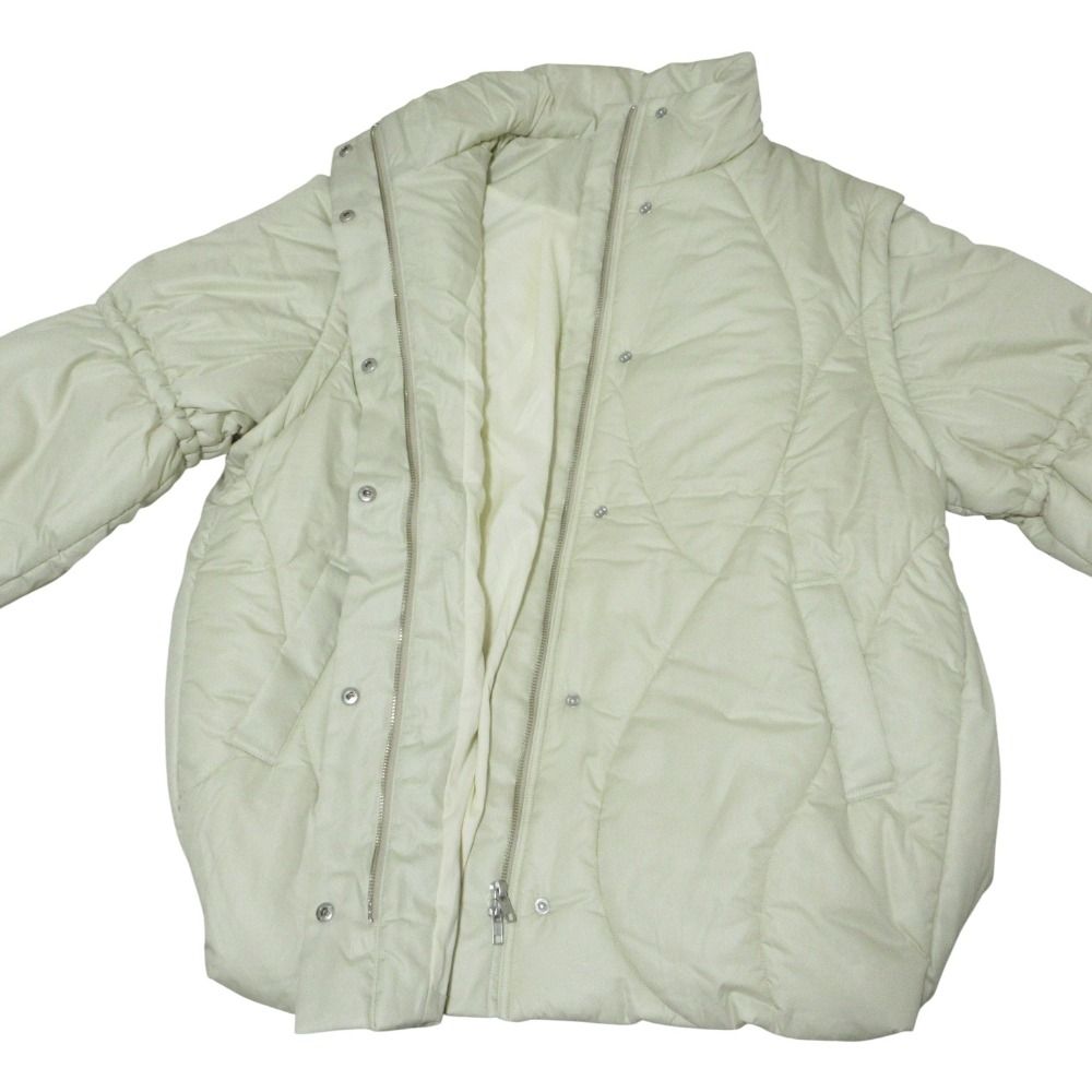 美品 24AW AMERI アメリ 2WAY WAVE STITCH PADDED JACKET 中綿ブルゾン