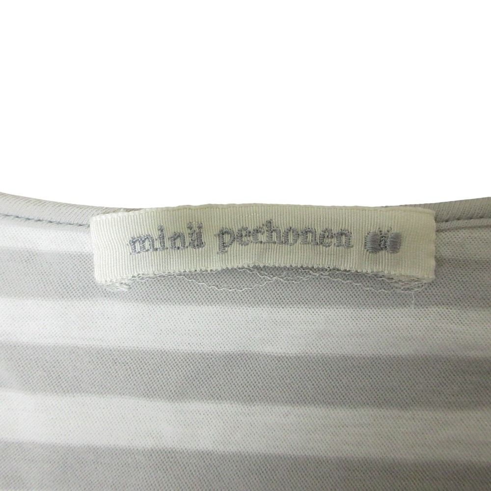 美品 mina perhonen ミナペルホネン ocean border ボーダー 半袖