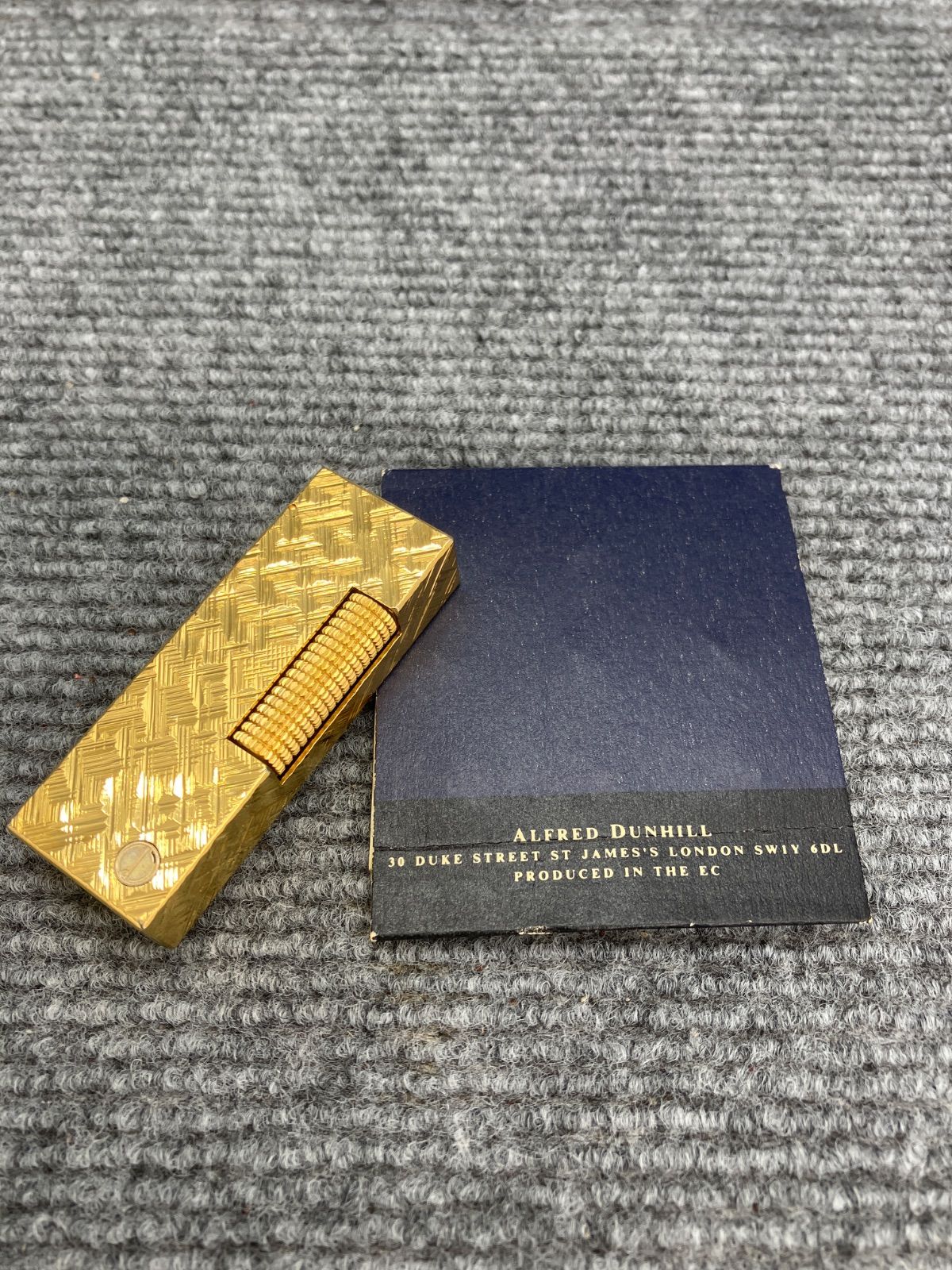 Dunhill ダンヒル ガスライター ローラライト ゴールド 5084
