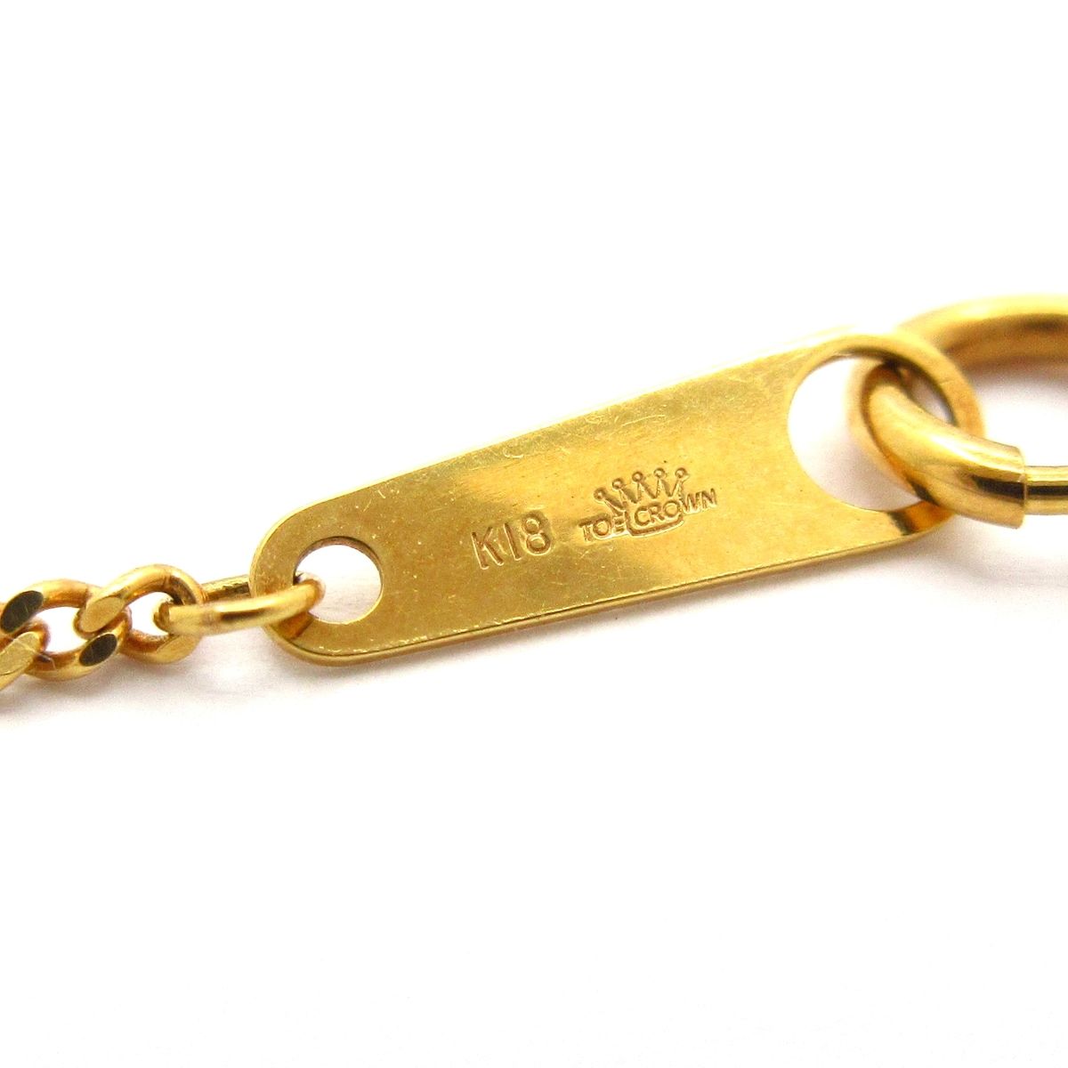 Unbranded ノーブランド ネックレス K 18 PG 白 総重量 3 6 g TOEI CROWN ネックレス アクセサリー
