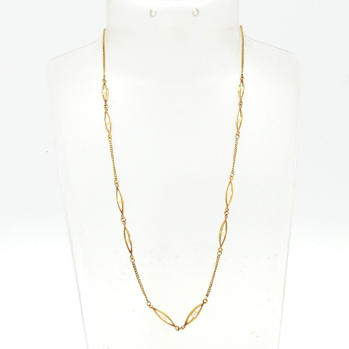 Unbranded ノーブランド ネックレス K 18 PG 白 総重量 3 6 g TOEI CROWN