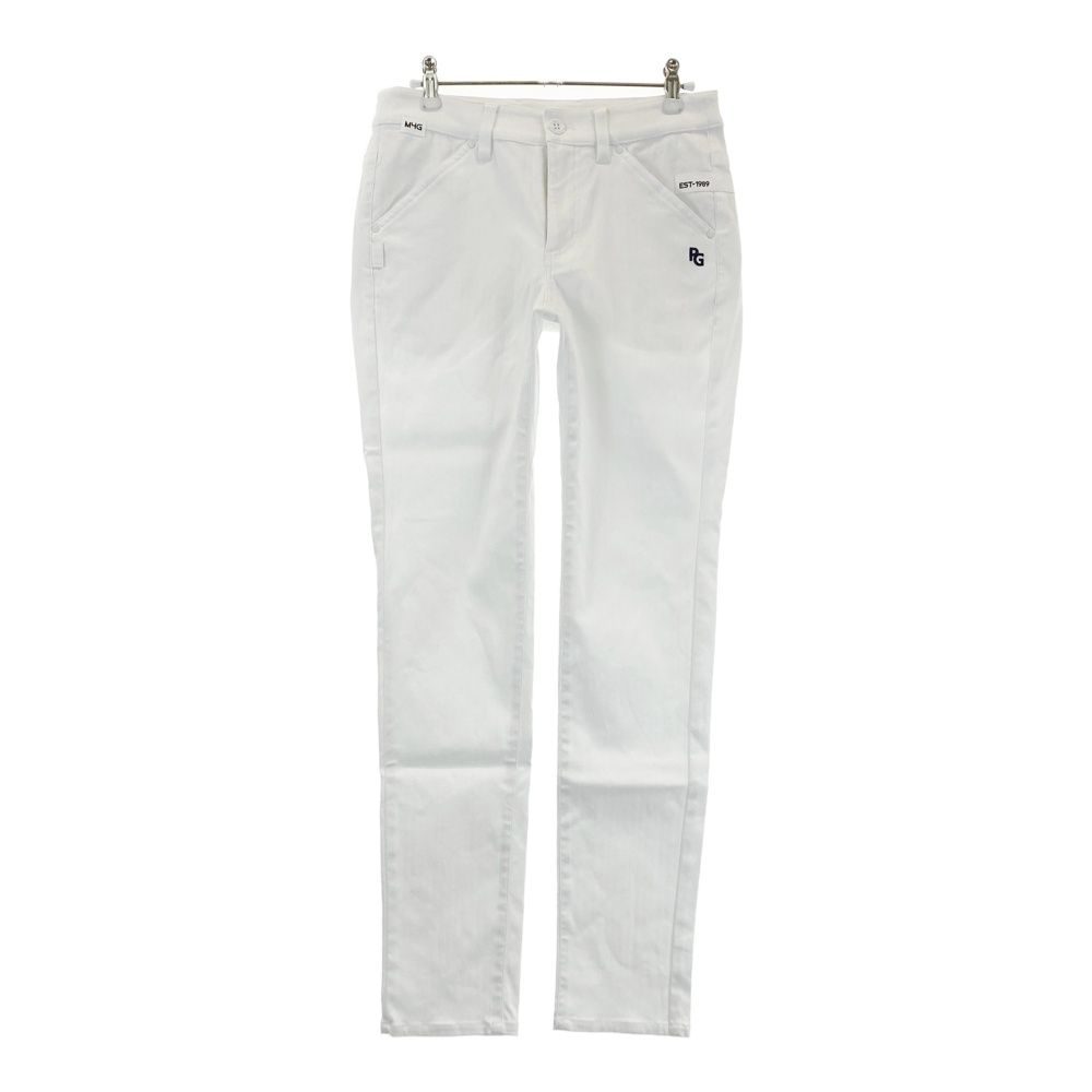 サイズ 0 PEARLY GATES パーリーゲイツ モデル ストレッチパンツ ホワイト系 ゴルフウェア レディース ストスト