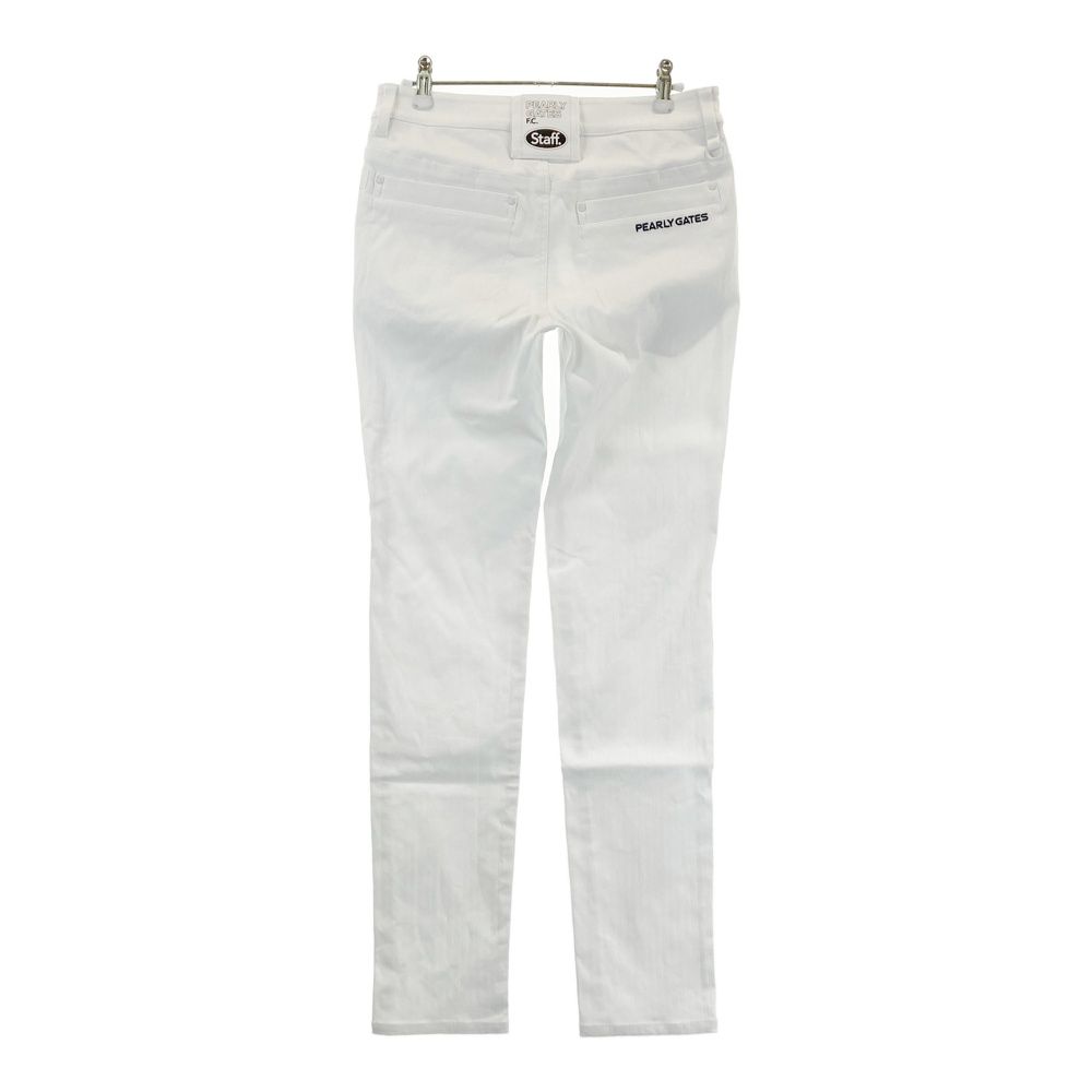 サイズ 0 PEARLY GATES パーリーゲイツ モデル ストレッチパンツ ホワイト系 ゴルフウェア レディース ストスト