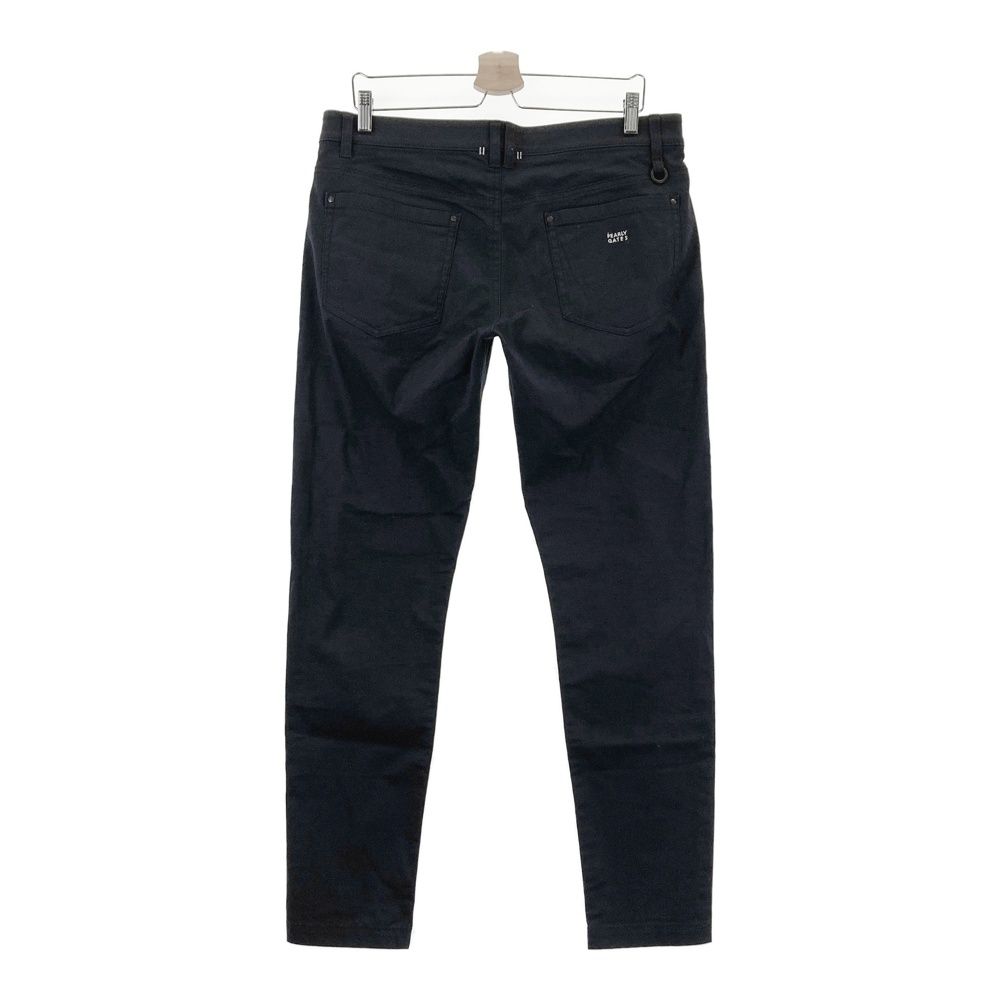 サイズ 6 PEARLY GATES パーリーゲイツ モデル ストレッチ ロングパンツ ブラック系 ゴルフウェア メンズ ストスト