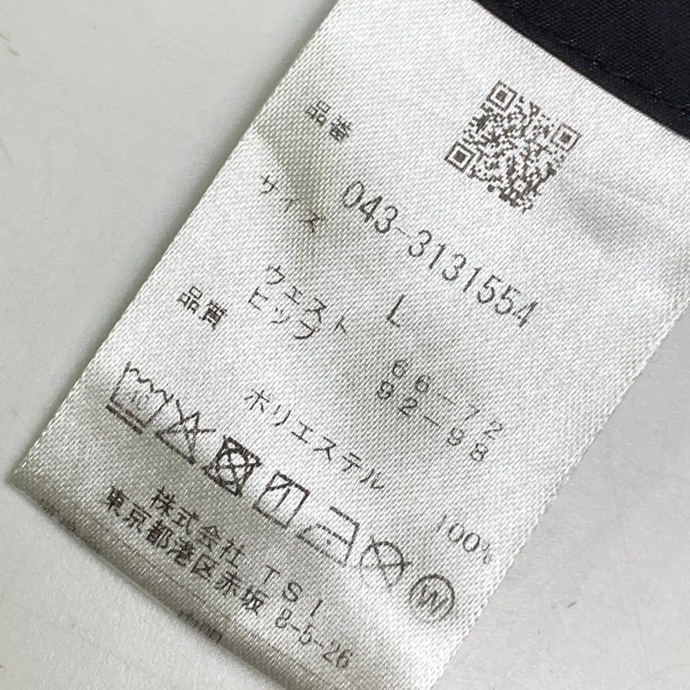  サイズ L ST ANDREWS セントアンドリュース モデル ロングパンツ ボタニカル 総柄 ブラック系 ゴルフウェア レディース ストスト パンツ レディースウェア