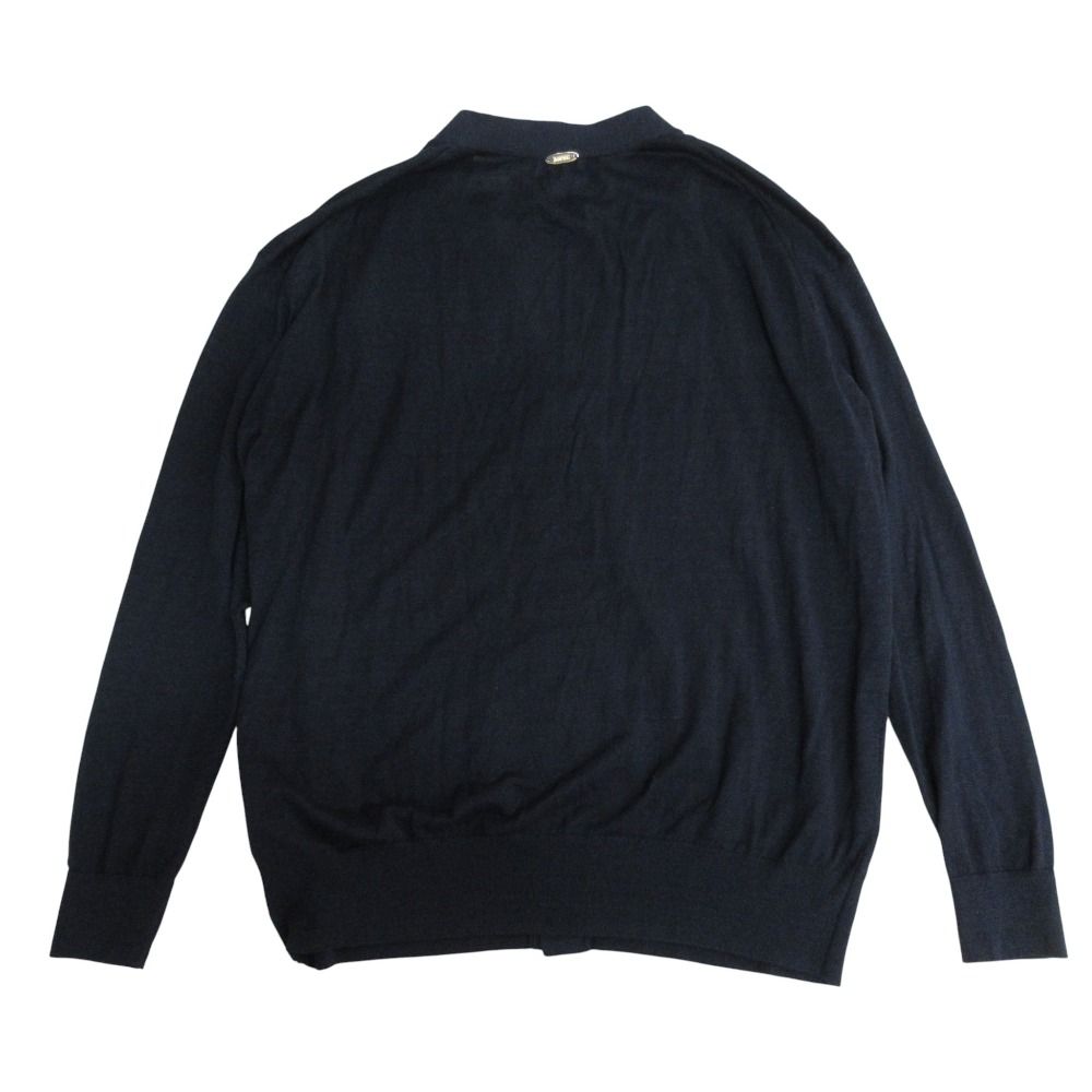 25SS MUSE de Deuxieme Classe ミューズドゥーズィエムクラス BRONZER RICH CACHE CARDIGAN カーディガン ネイビー レディース 古着