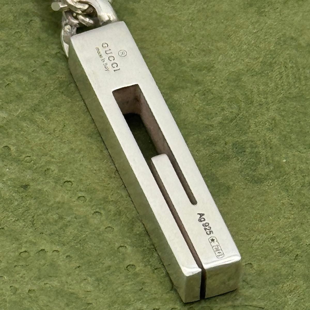 GUCCI gカットアウトg プレート 喜平チェーン 50cm ネックレス