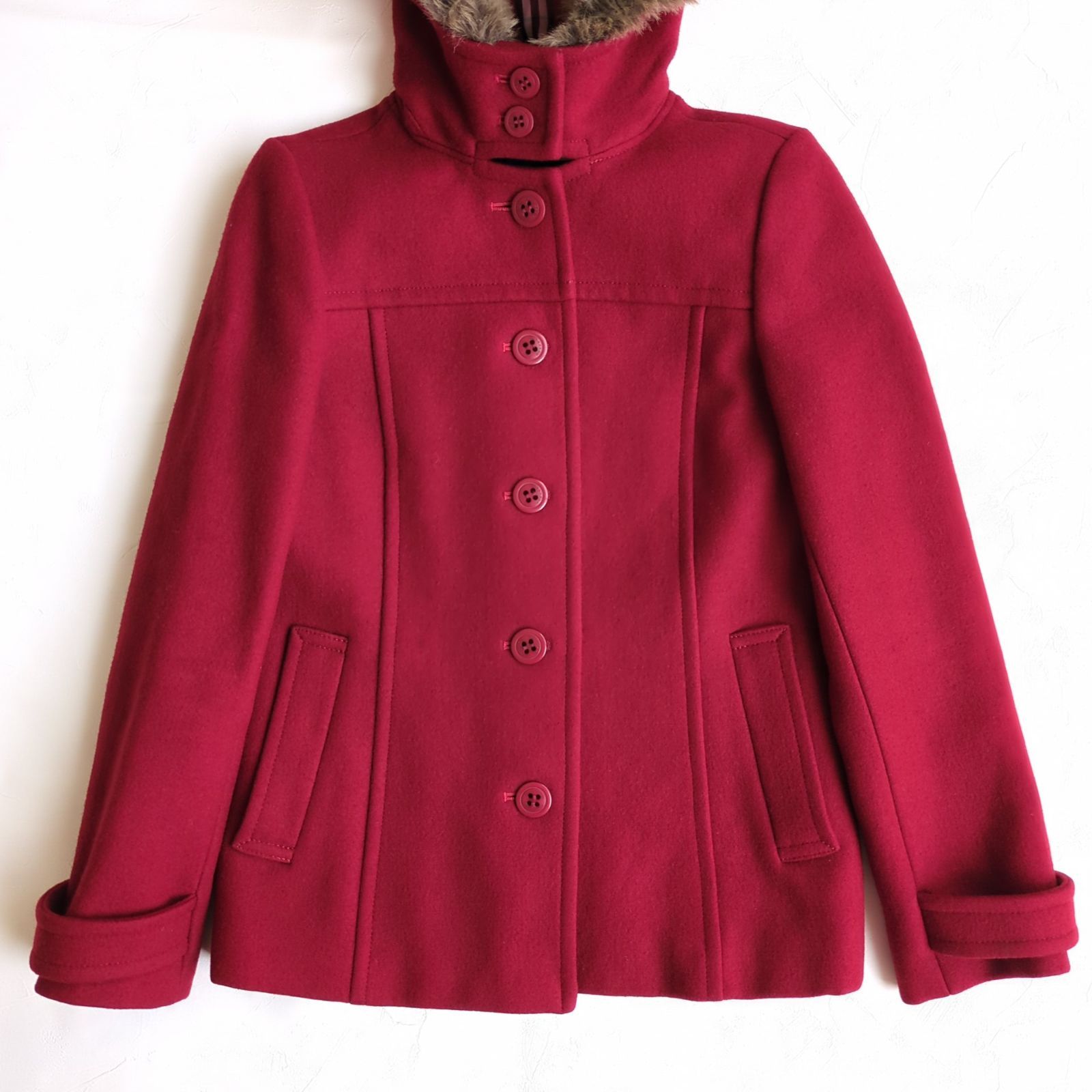 BURBERRY BLUE LABEL】 バーバーリーブルーレーベル フーデットコート