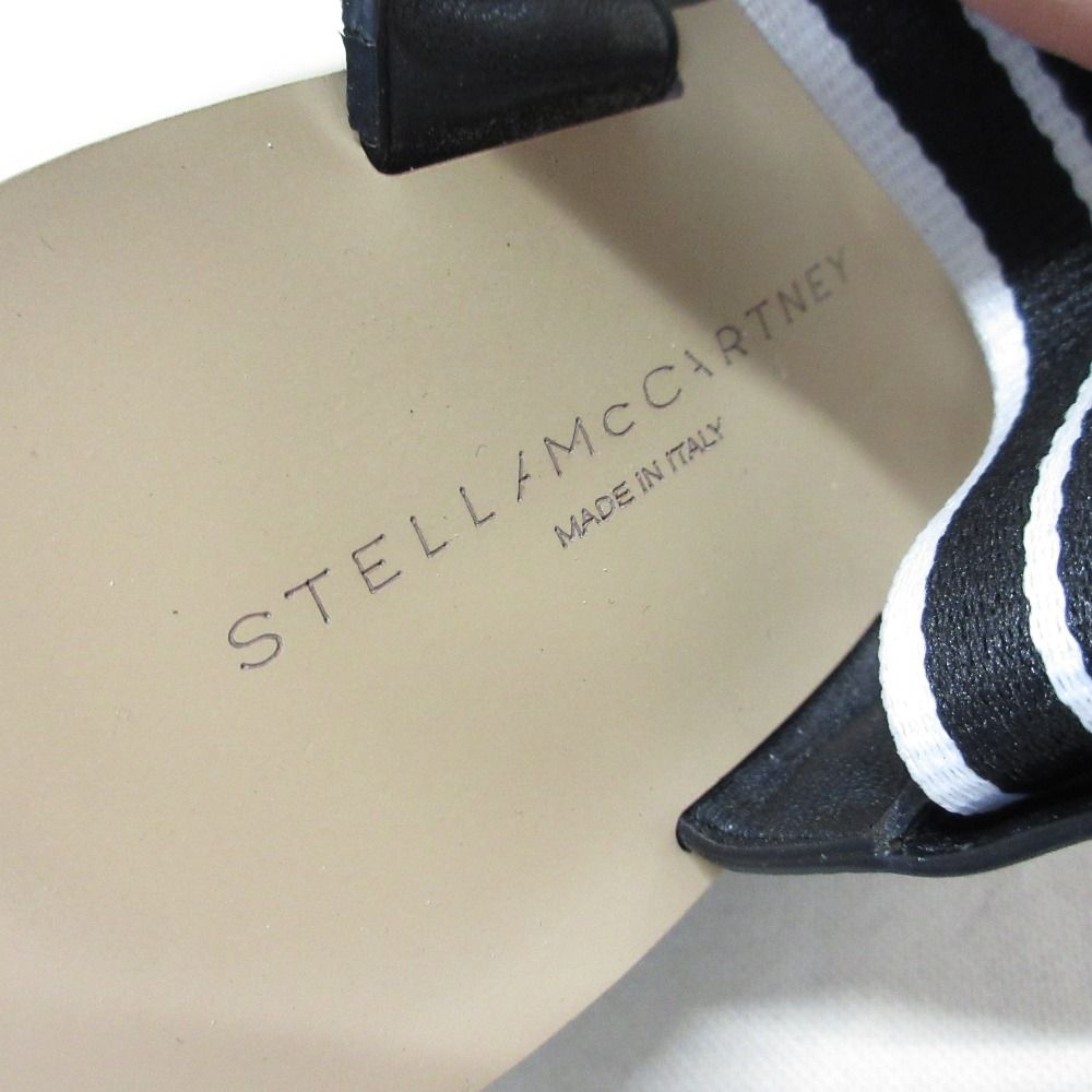  STELLA McCARTNEY ステラマッカートニー スニークエリス プラットフォームサンダル 37 23.5 cm相当 ブラック レディース 古着 サンダル サンダル ミュール