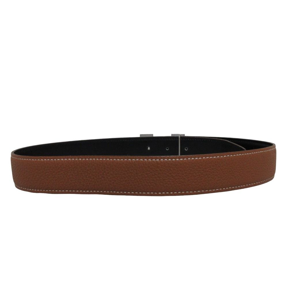 HERMES エルメス ボックスカーフ レザーベルトのみ サイズ 70 Y刻印 HERMES （美品）エルメス カンタン 26 リバーシブル ベルト 70CM