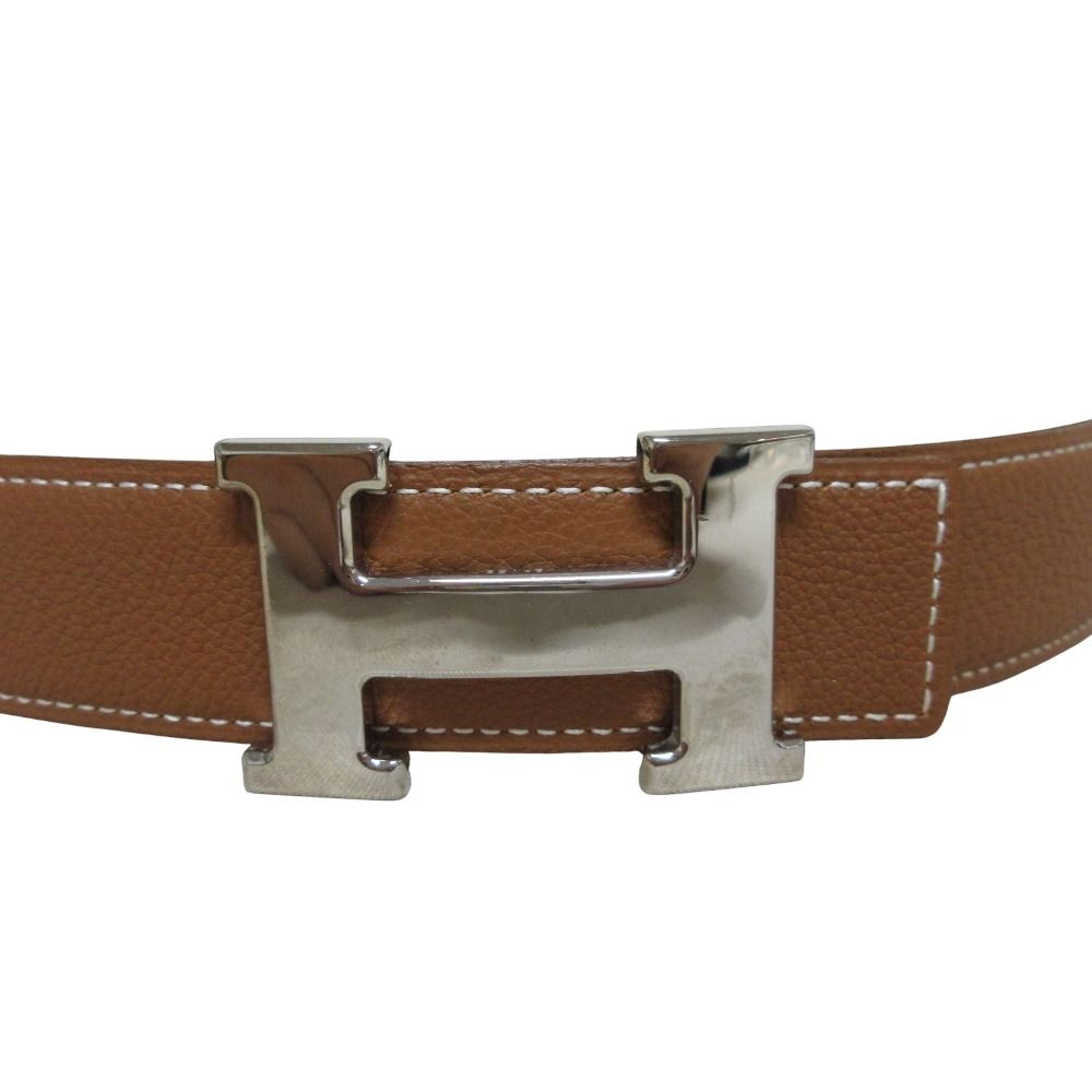 HERMES エルメス ボックスカーフ レザーベルトのみ サイズ 70 Y刻印 HERMES （美品）エルメス カンタン 26 リバーシブル ベルト 70CM