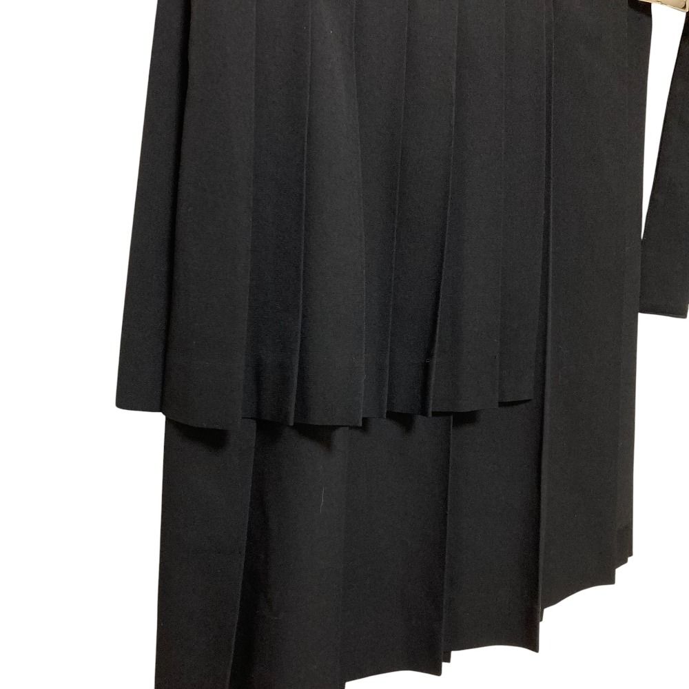 Y s ワイズ ヨウジヤマモト ティアードラップスカート YU-S13-105 サイズ3 ブラック レディース 古着