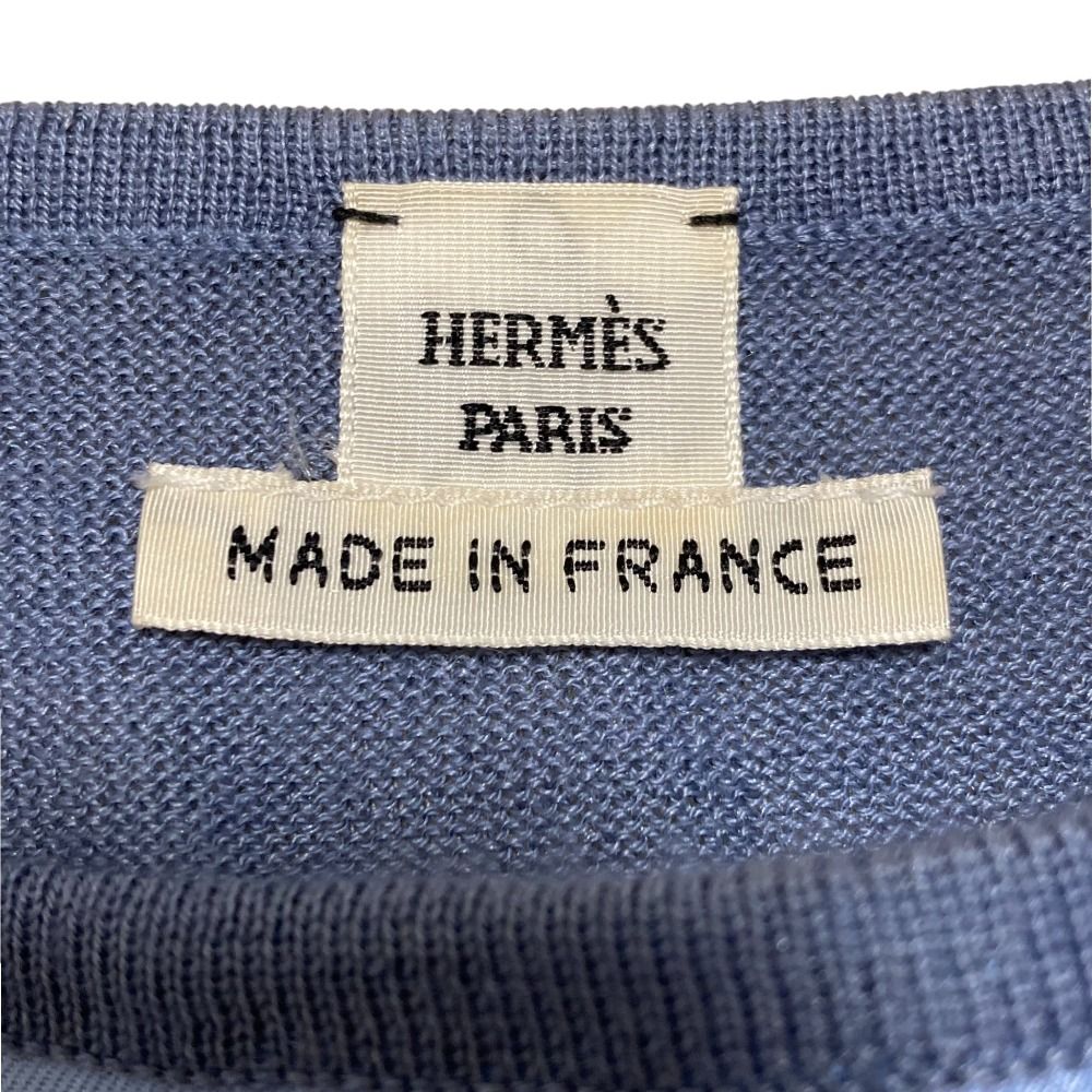 新品同様 HERMES エルメス ツイルレーヌ シルク ショートスリーブ