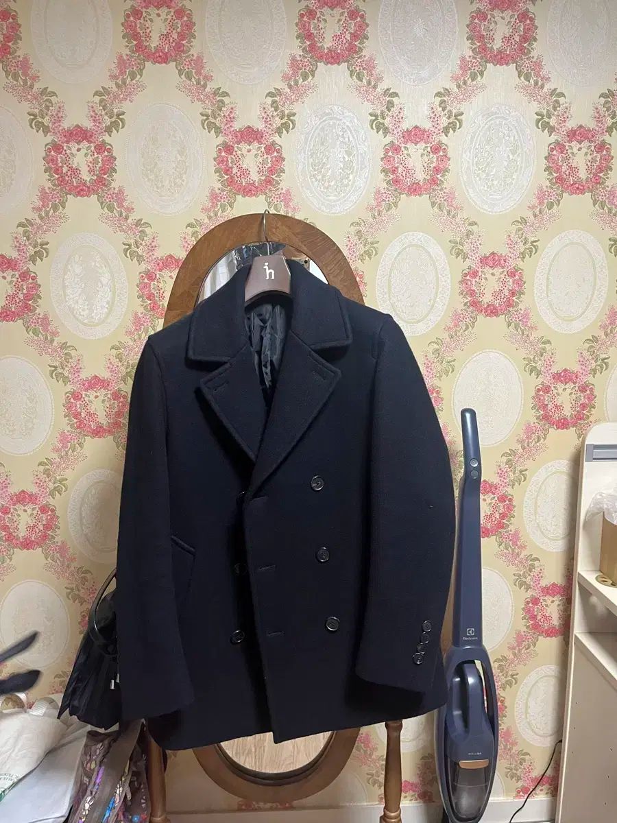 HAZZYS メンズ ダウン ピーコート