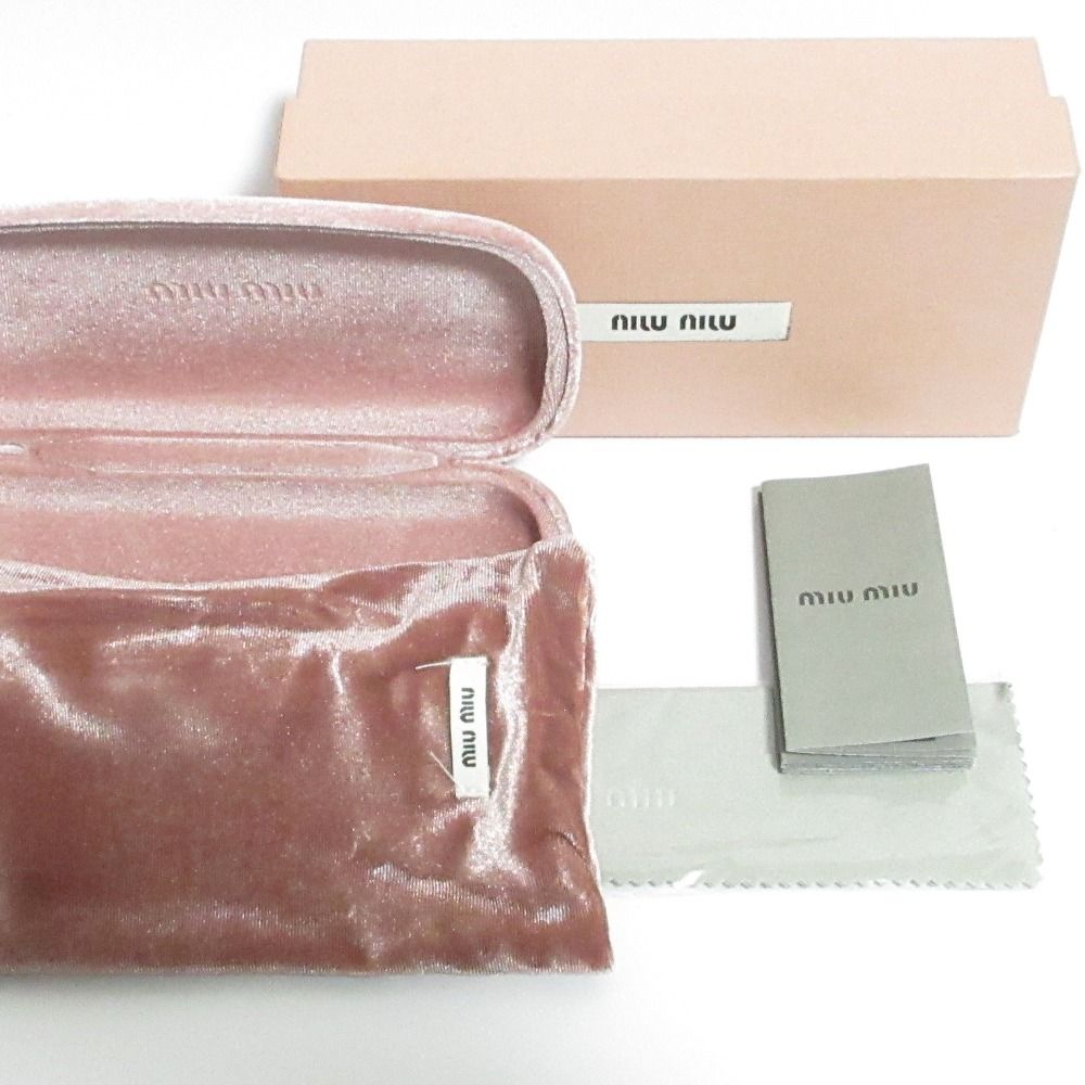  miumiu ミュウミュウ リガード オーバル サングラス SMU 04 Z-F べっ甲 レディース 古着 サングラス 小物