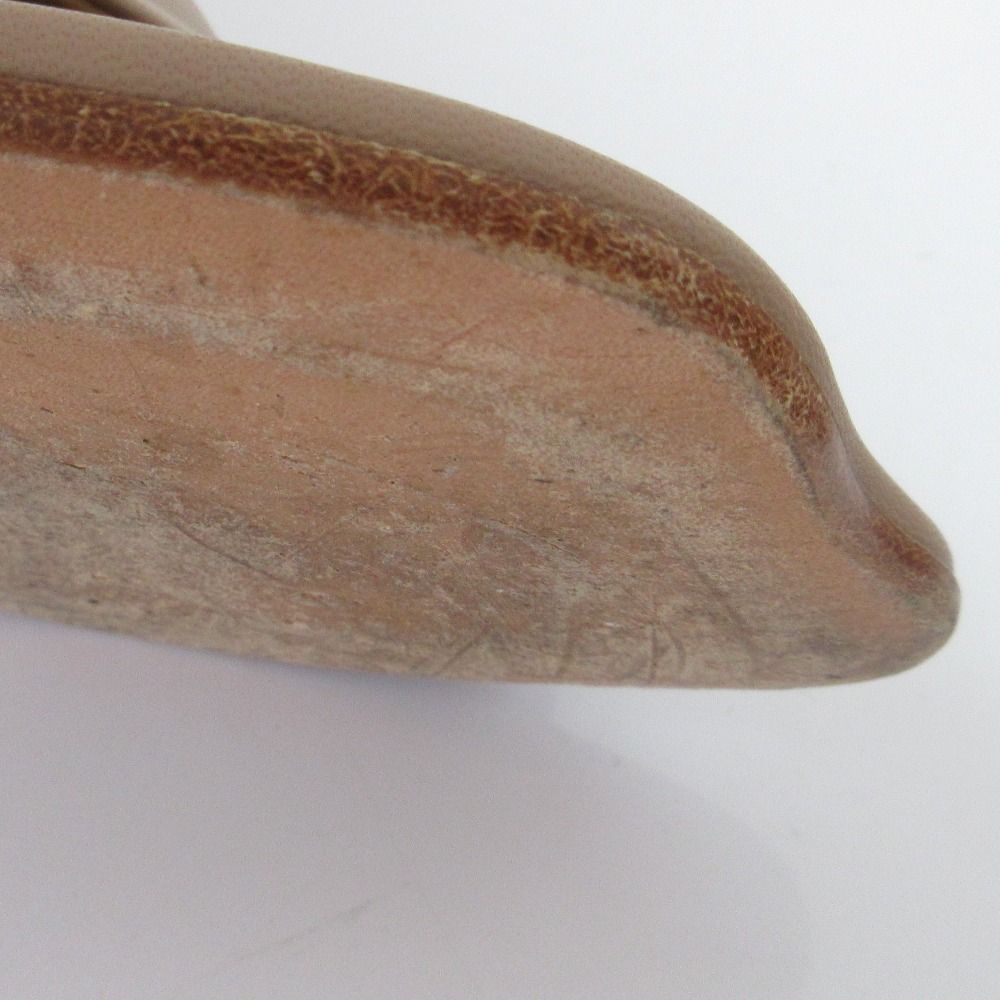  MM 6 メゾンマルジェラ レザートングサンダル ミュール 36 23 cm相当 ベージュ レディース 古着 サンダル サンダル ミュール