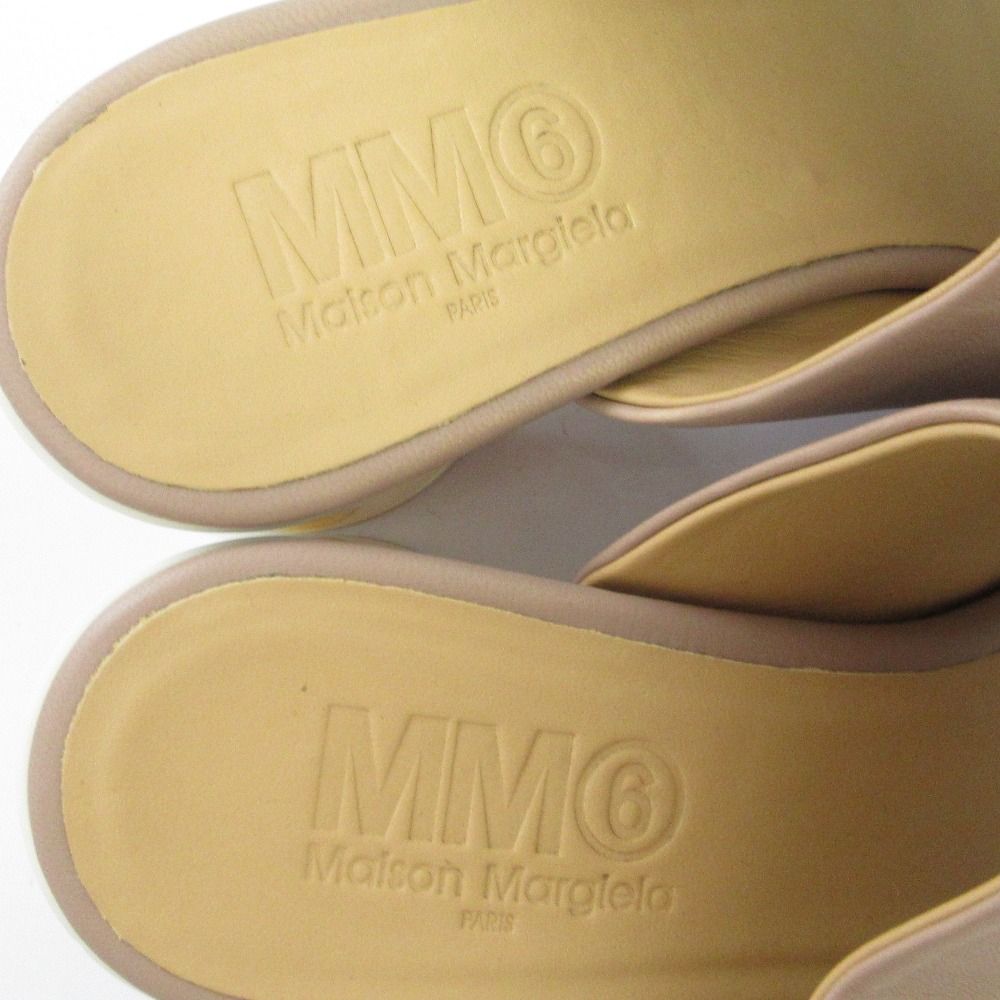 メゾンマルジェラ レザートングサンダル