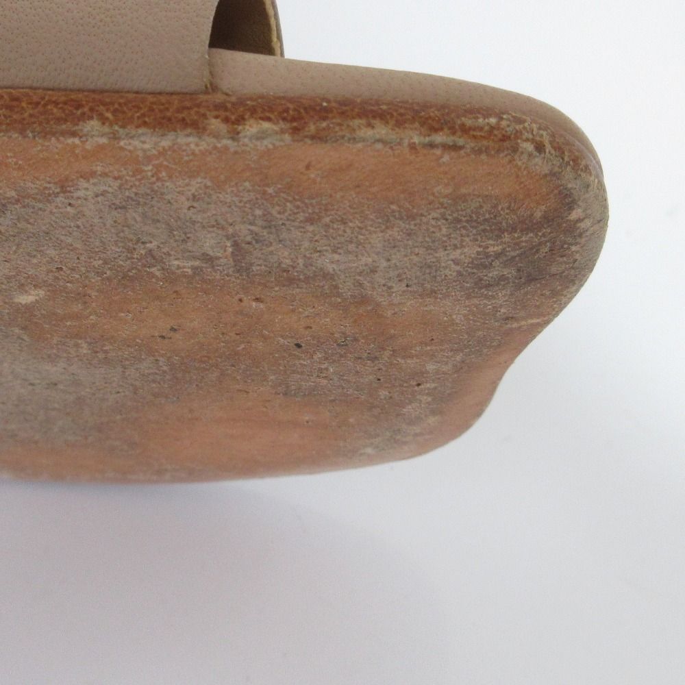 メゾンマルジェラ レザートングサンダル