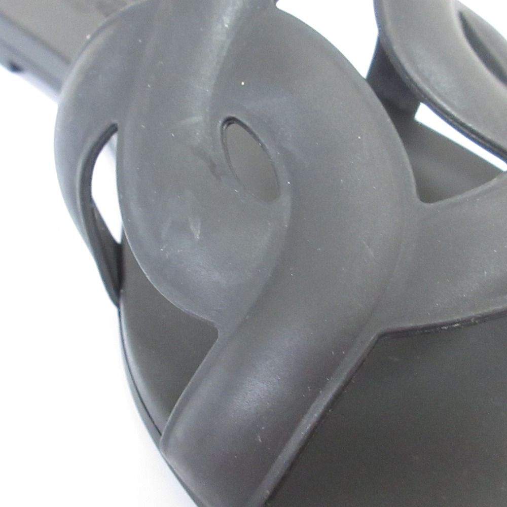  HERMES エルメス アロハ フラットサンダル ミュール 35 22.5 cm相当 ブラック レディース 古着 サンダル サンダル ミュール