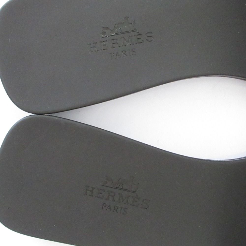新品同様 HERMES エルメス アロハ フラットサンダル ミュール 35 22.5