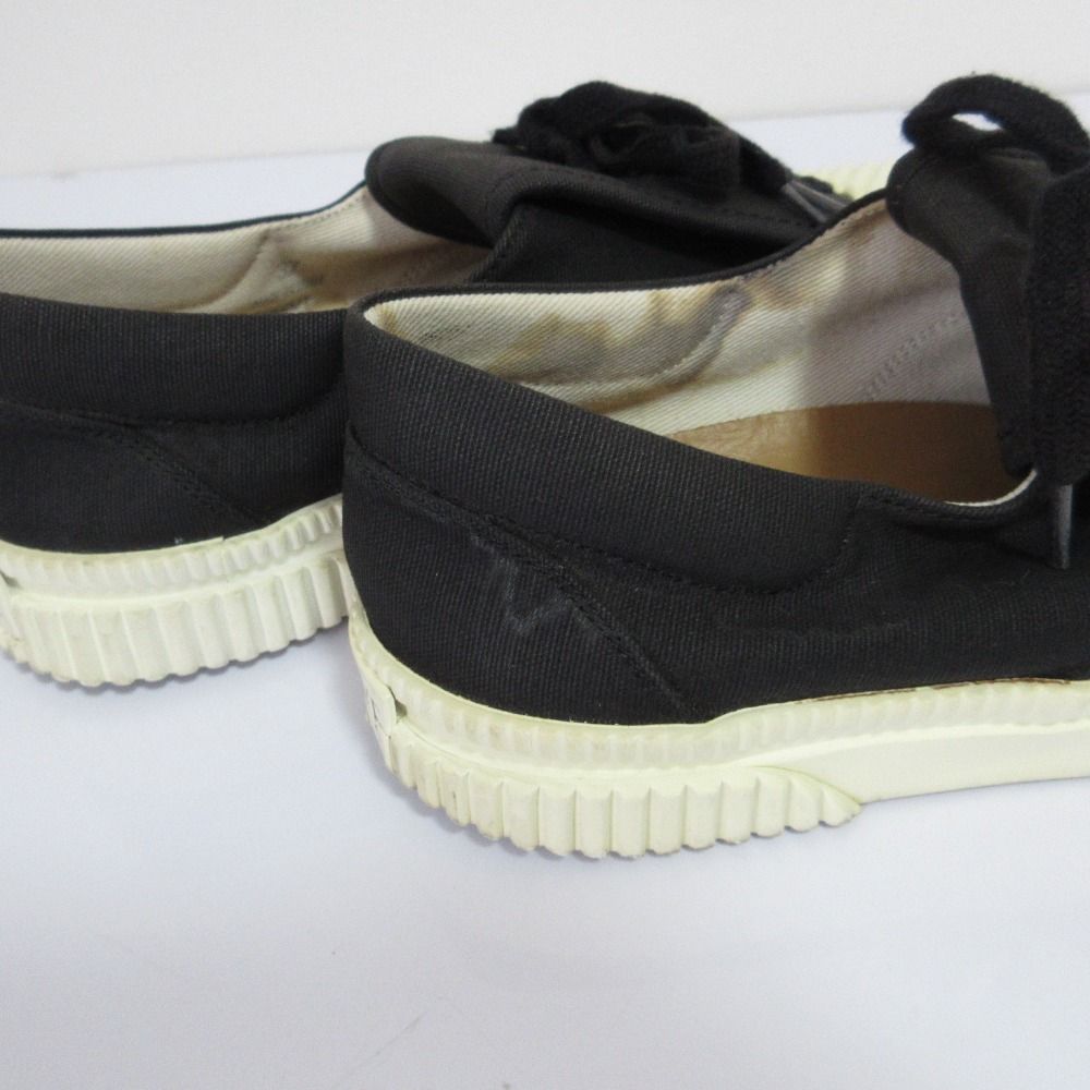 LOEWEロエベ　アナグラムフラップキャンバススニーカー　37 ロエベ] アナグラム フラップ キャンバススニーカー【SOFT WHITE