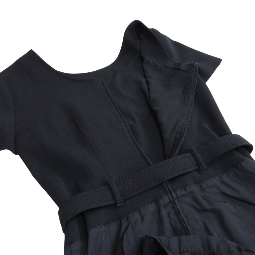 半袖 ドッキングワンピース