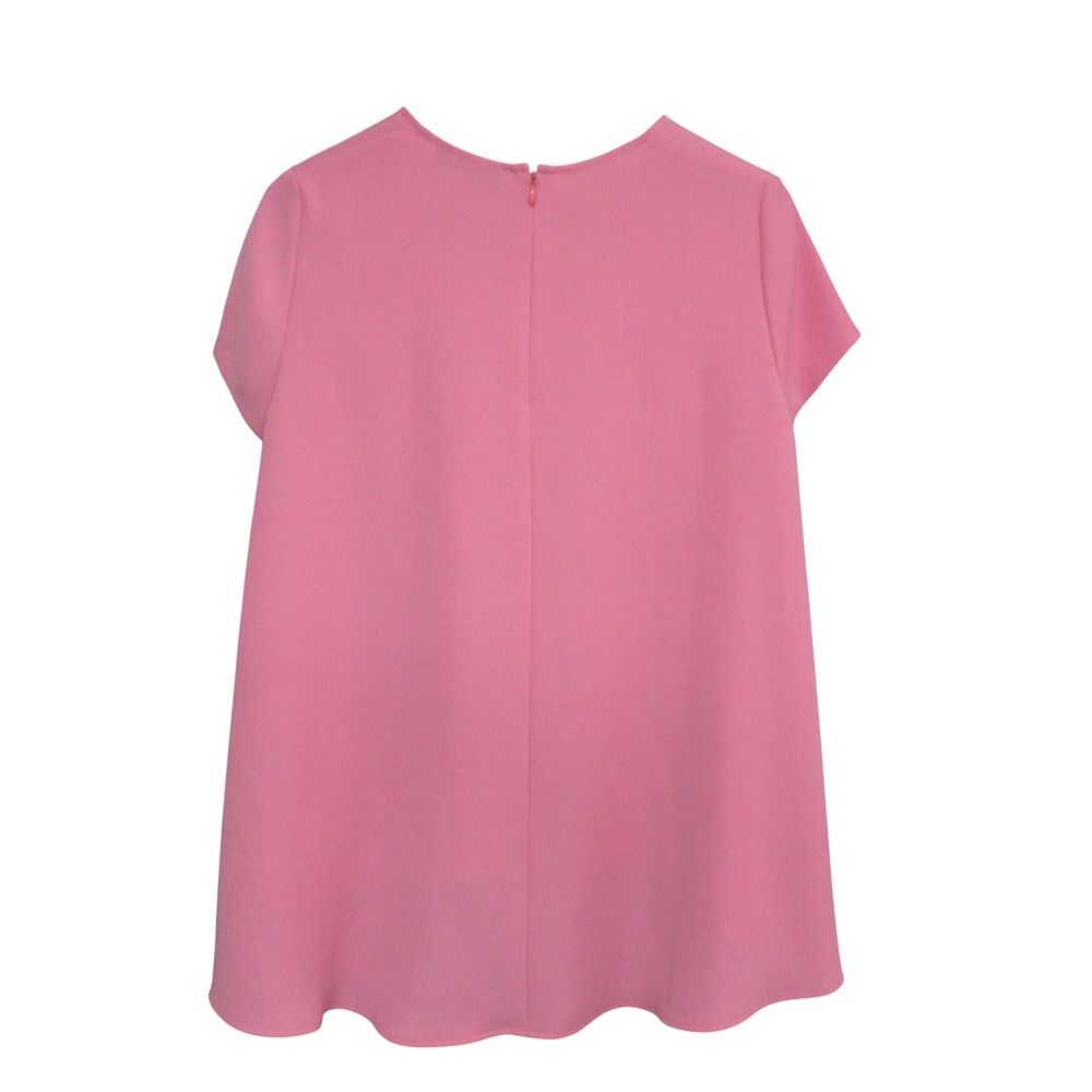 YOKO CHAN ヨーコチャン フレンチスリーブ ブラウス サイズ38 ピンク レディース 古着