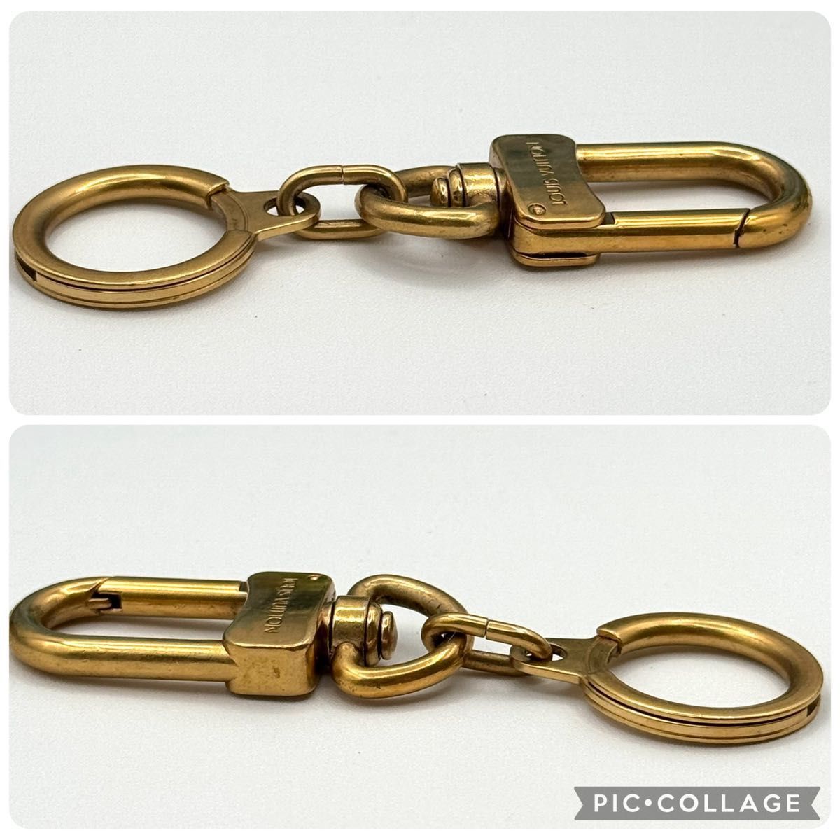 ルイヴィトン アノクレ ゴールド キーホルダー [096666] - メルカリ