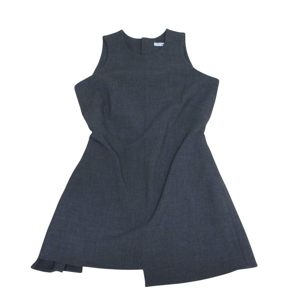 24AW UN3D アンスリード バックオープンビスチェ コクーンワイドパンツ セットアップ サイズ38 グレー レディース 古着