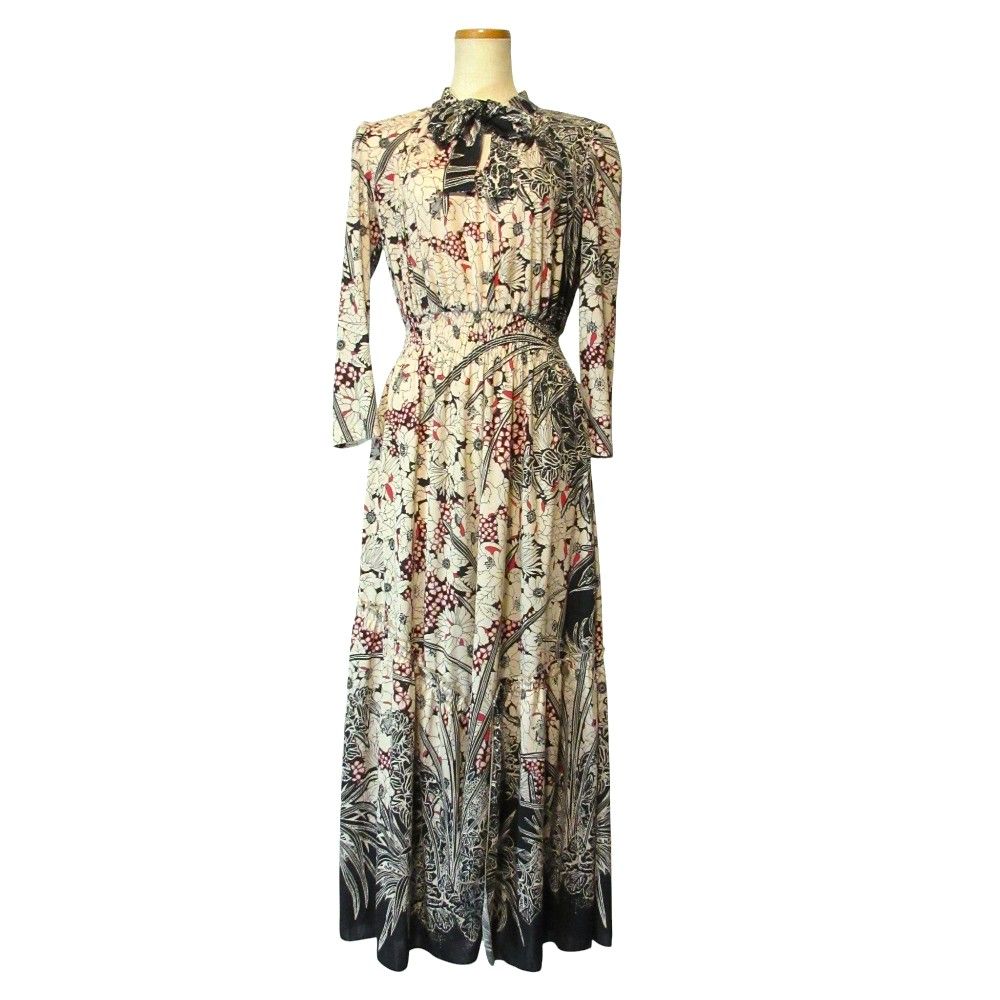 美品 24AW CORCOVADO コルコバード ジャージーボウタイドレス