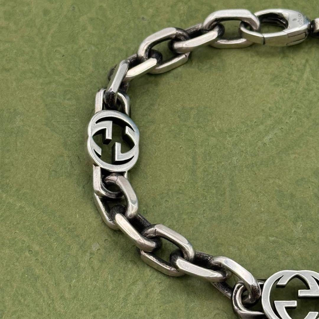 GUCCI インターロッキングg 17サイズ ブレスレット 096720 - メルカリ