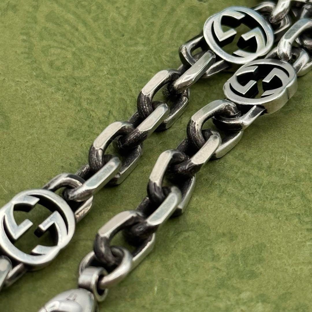 GUCCI インターロッキングg 17サイズ ブレスレット 096720 - メルカリ