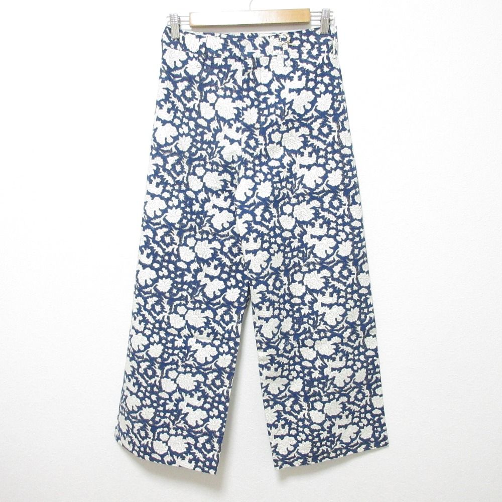 美品 23SS SZ BLOCKPRINTS エスゼットブロックプリント ディスコパンツ