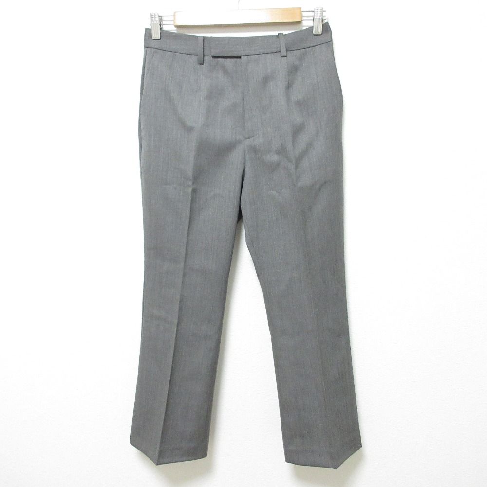 24SS コルピエロ ドゥーズィエムクラス ウール ギャバジン タイト フ パンツ 24030520204010 サイズ40 グレー レディース 古着