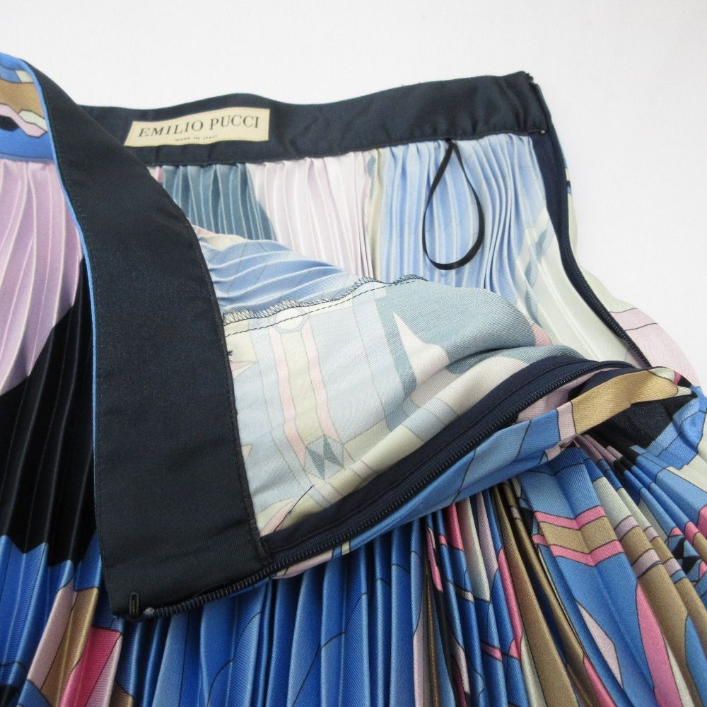 美品 EMILIO PUCCI エミリオプッチ プッチ柄 プリーツスカート サイズ
