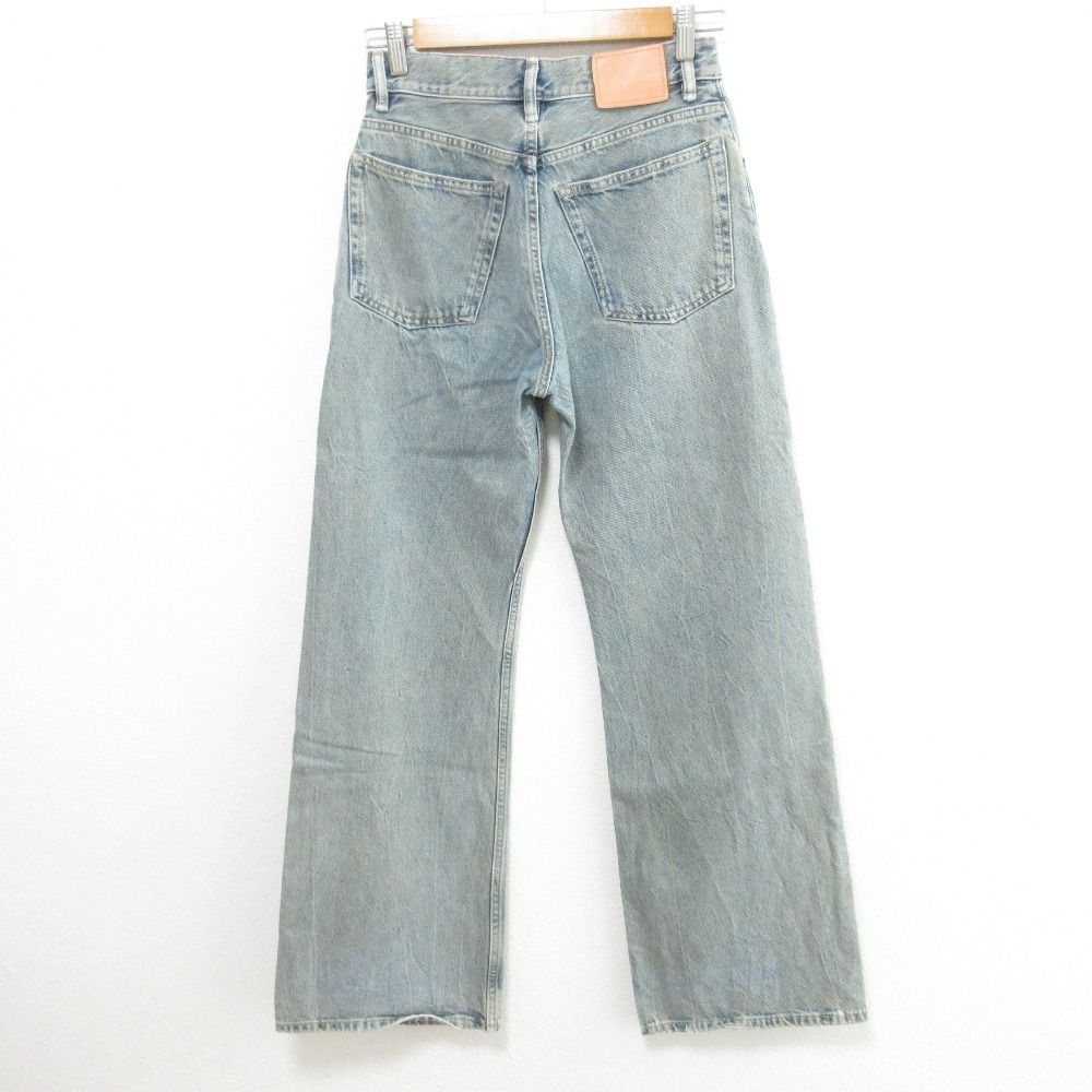 Acne Studios アクネストゥディオズ 2021F DELTA レギュラーフィット デニムパンツ ジーンズ サイズ24 ブルー メンズ レディース 古着