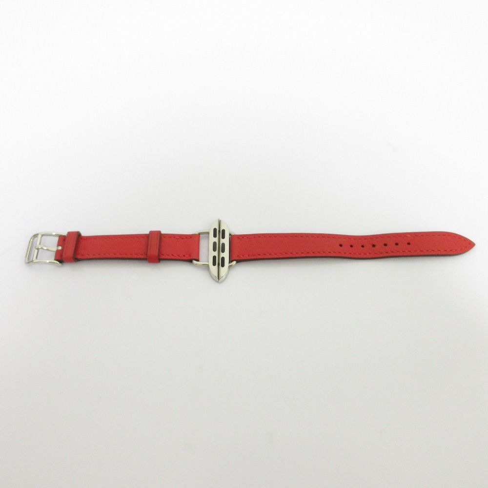 HERMES エルメス アップルウォッチ レザーバンド 42ｍｍ レッド レディース 古着