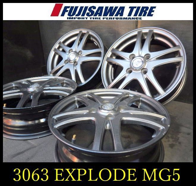 3063 J EXPLODE MG 5 14 x 4 4穴 PCD 100 45 4本