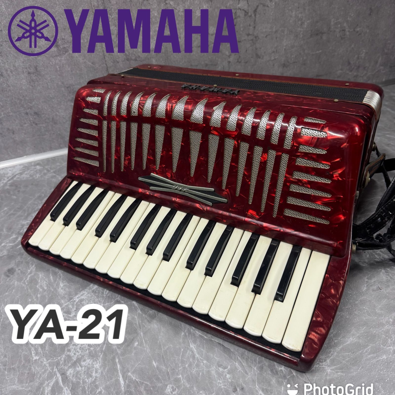 訳アリ】YAMAHA ヤマハ YA-21 アコーディオン｜名門ヤマハ - メルカリ