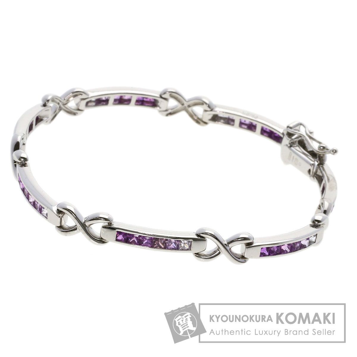 Jeunet ジュネ サファイア ブレスレット K18WG レディース